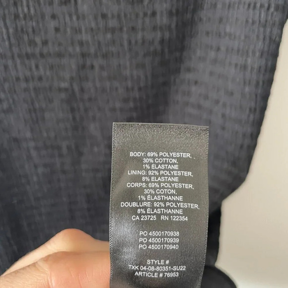 Aritzia  Wilfred Jazz Mini Dress Black Size Medium - Picture 8 of 8